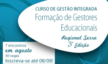 Regional Serra tem a 3&ordf; edição do Curso de Gestão Integrada