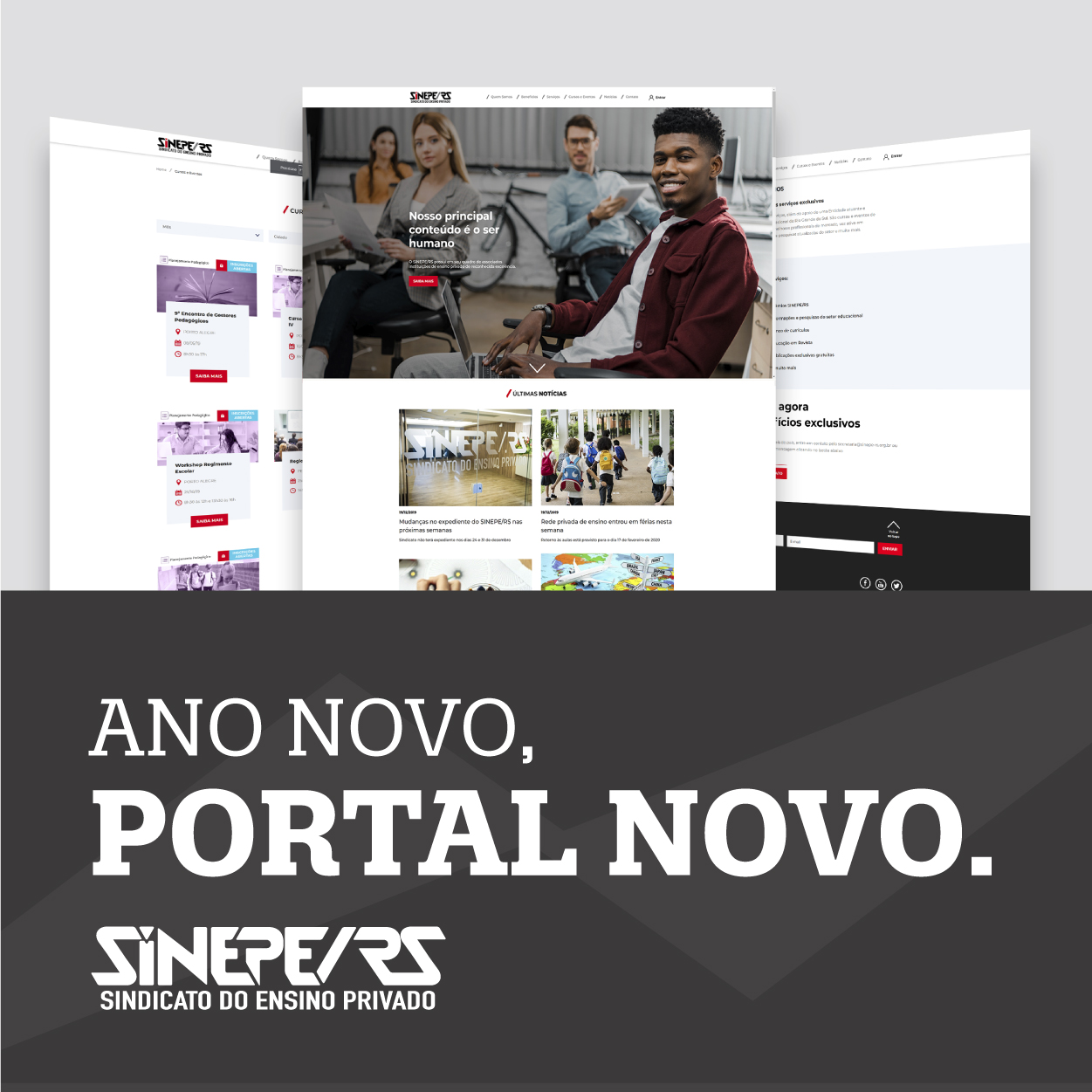 SINEPE/RS lança novo portal