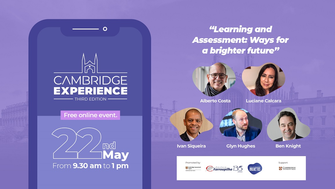 Terceira edição do Cambridge Experience acontece em 22 de maio